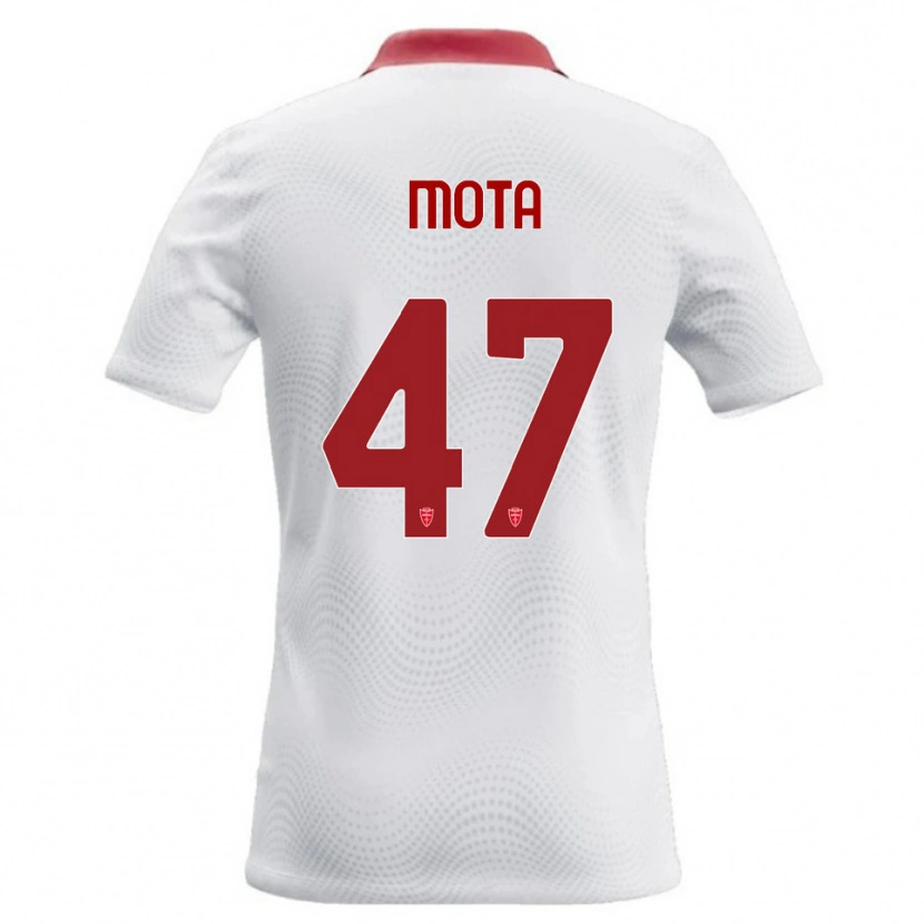 Danxen Herren Dany Mota #47 Weiß Rot Auswärtstrikot Trikot 2026/27 T-Shirt Österreich