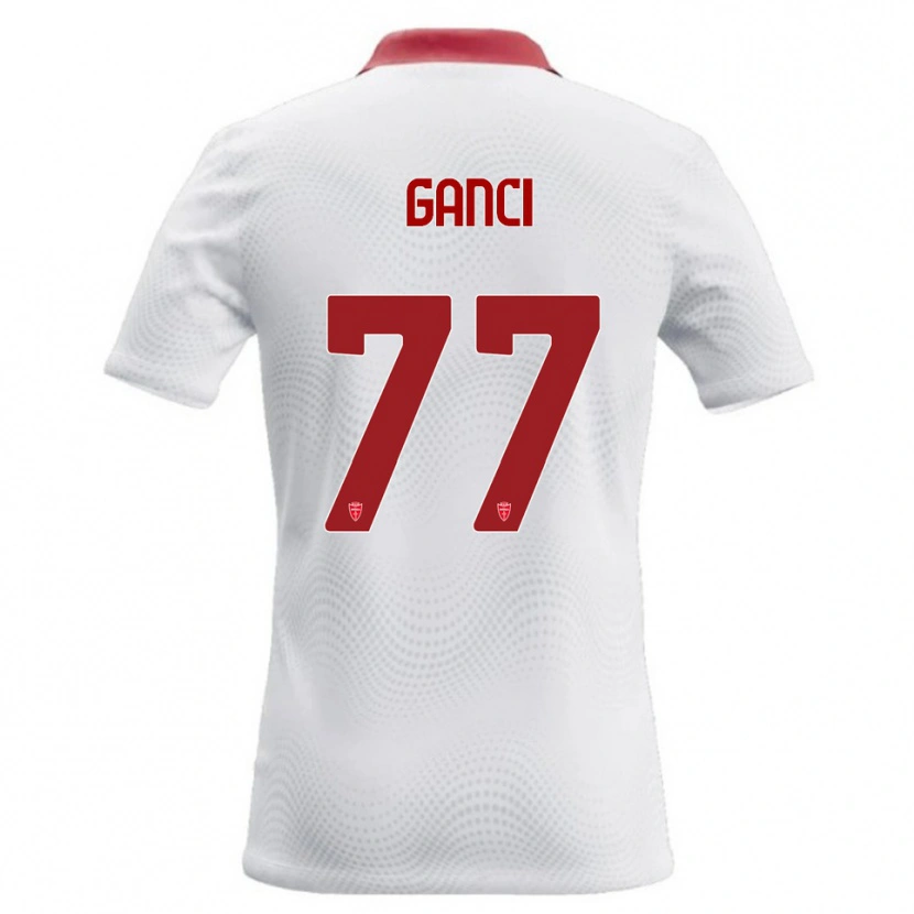 Danxen Herren Daniele Ganci #77 Weiß Rot Auswärtstrikot Trikot 2026/27 T-Shirt Österreich