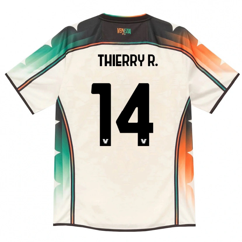 Danxen Herren Thierry Correia #14 Oldlace Orange Grün Auswärtstrikot Trikot 2026/27 T-Shirt Österreich