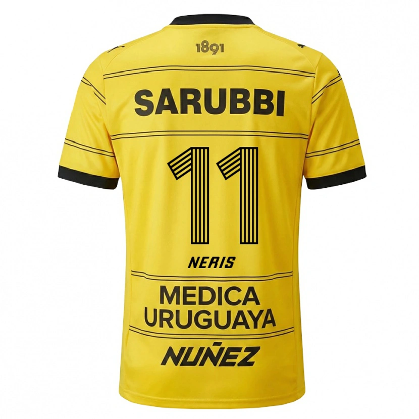 Danxen Herren José Neris #11 Gelb Schwarz Auswärtstrikot Trikot 2026/27 T-Shirt Österreich