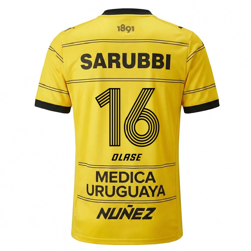Danxen Herren Tomás Olase #16 Gelb Schwarz Auswärtstrikot Trikot 2026/27 T-Shirt Österreich