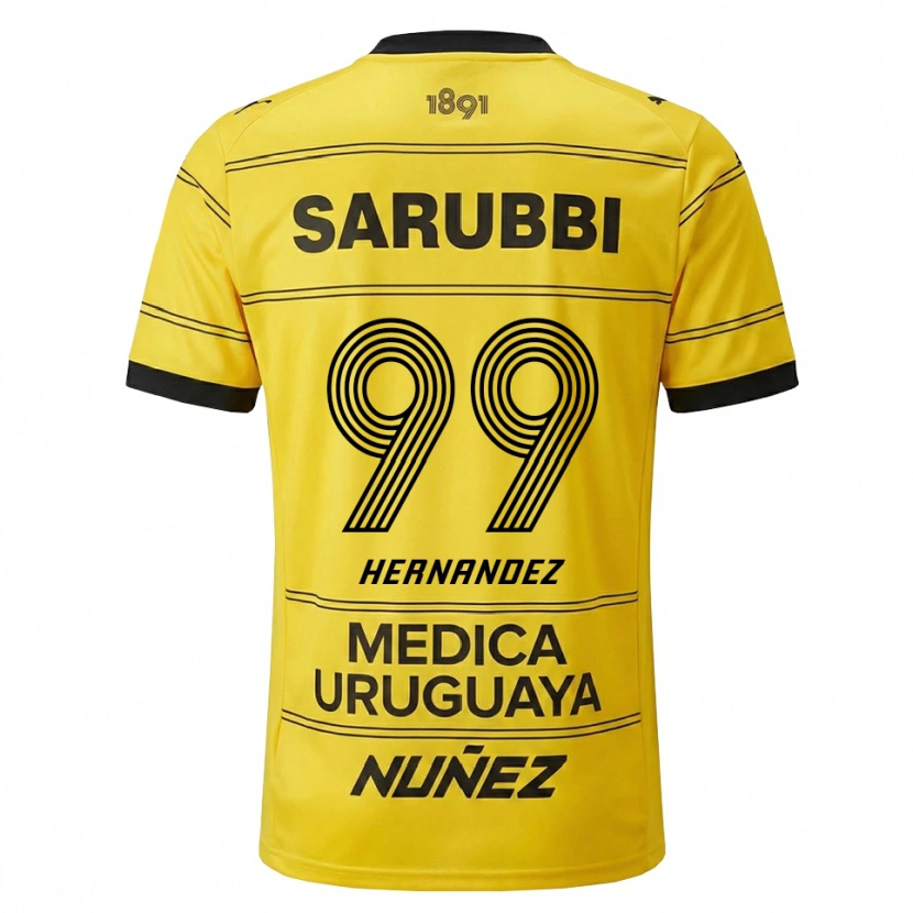 Danxen Herren Abel Hernández #99 Gelb Schwarz Auswärtstrikot Trikot 2026/27 T-Shirt Österreich