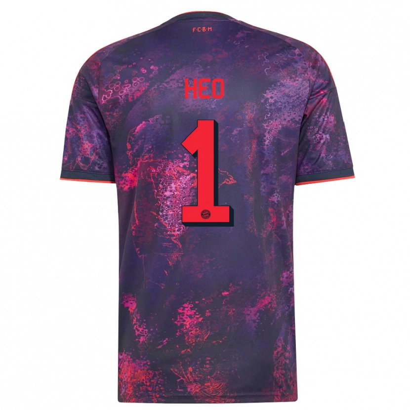 Danxen Herren Jae-Won Heo #1 Lila Rot Ausweichtrikot Trikot 2026/27 T-Shirt Österreich