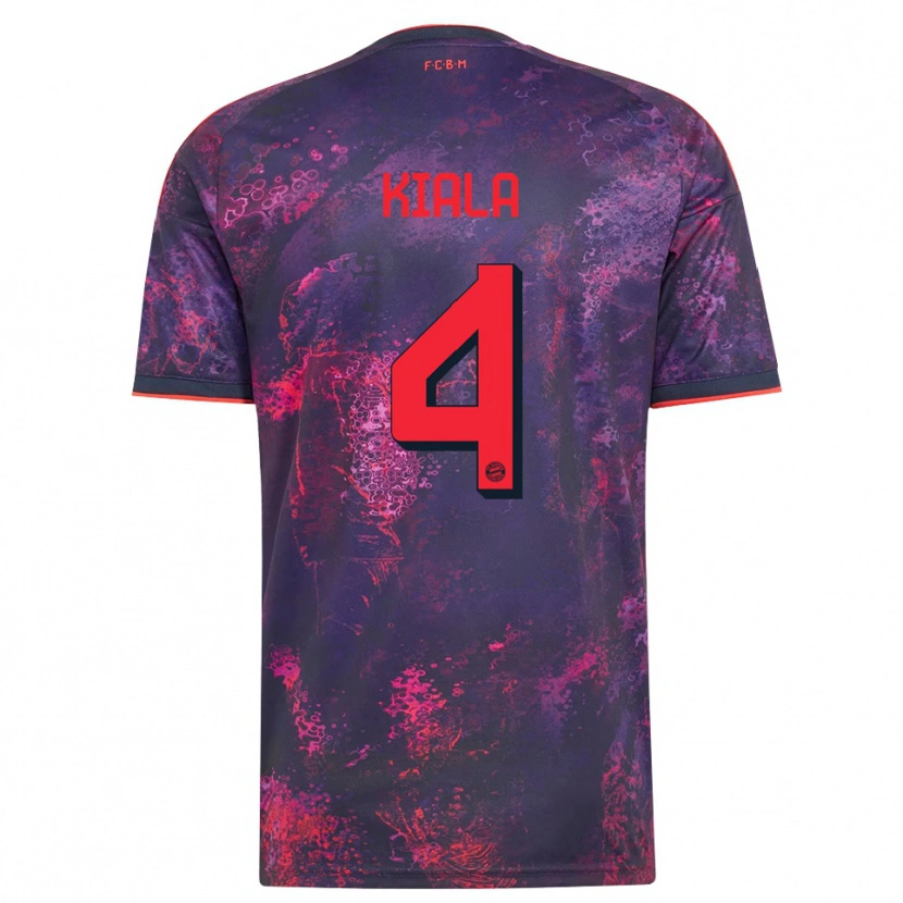 Danxen Herren Cassiano Kiala #4 Lila Rot Ausweichtrikot Trikot 2026/27 T-Shirt Österreich