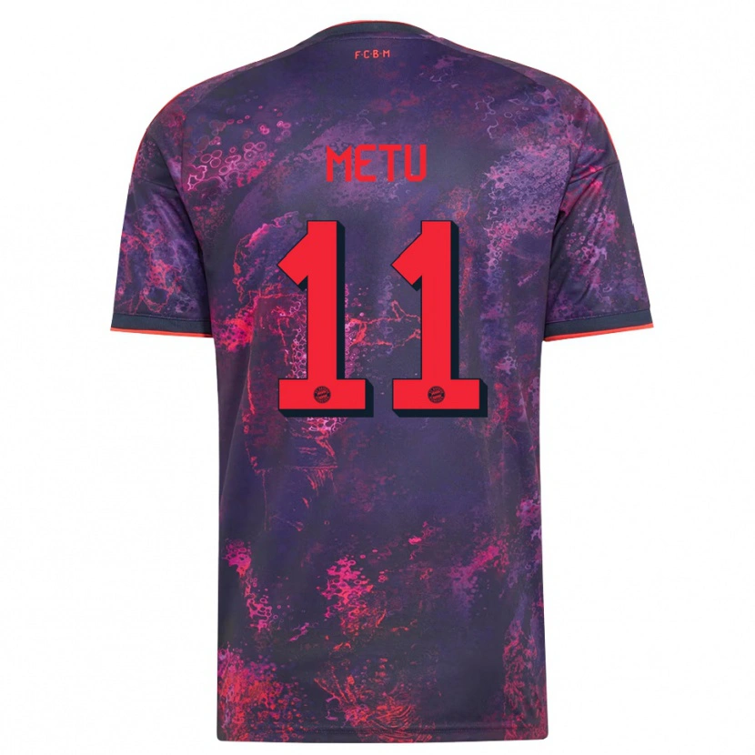 Danxen Herren Emilian Metu #11 Lila Rot Ausweichtrikot Trikot 2026/27 T-Shirt Österreich