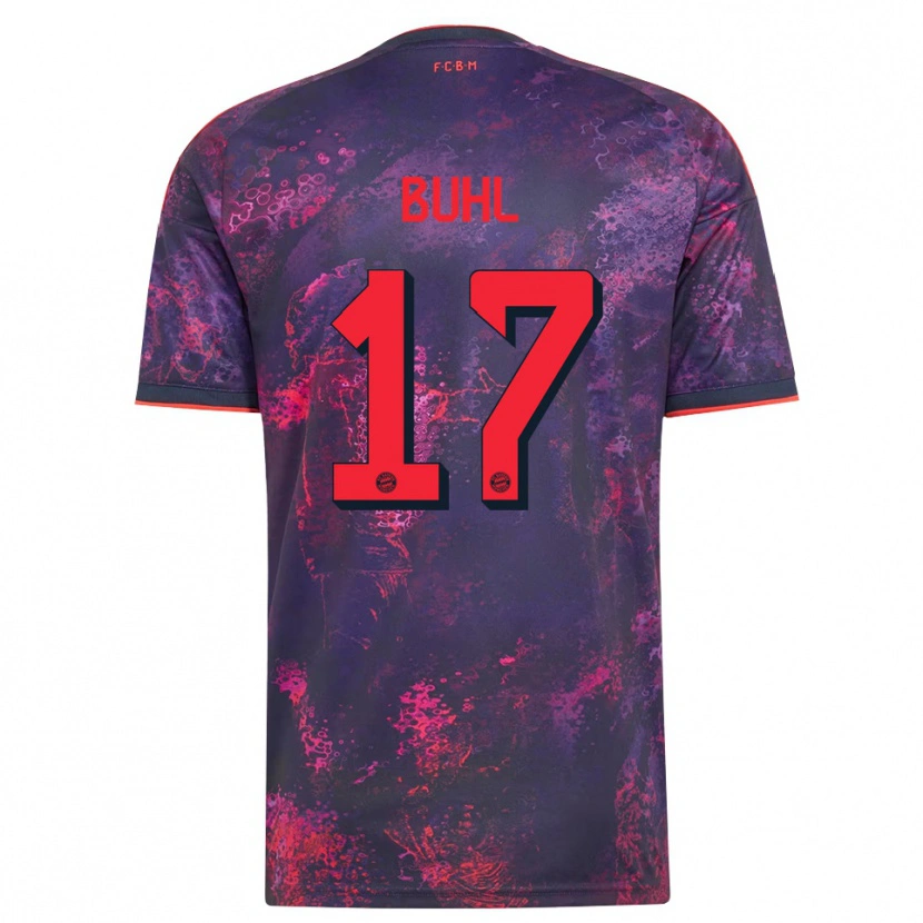 Danxen Herren Klara Buhl #17 Lila Rot Ausweichtrikot Trikot 2026/27 T-Shirt Österreich