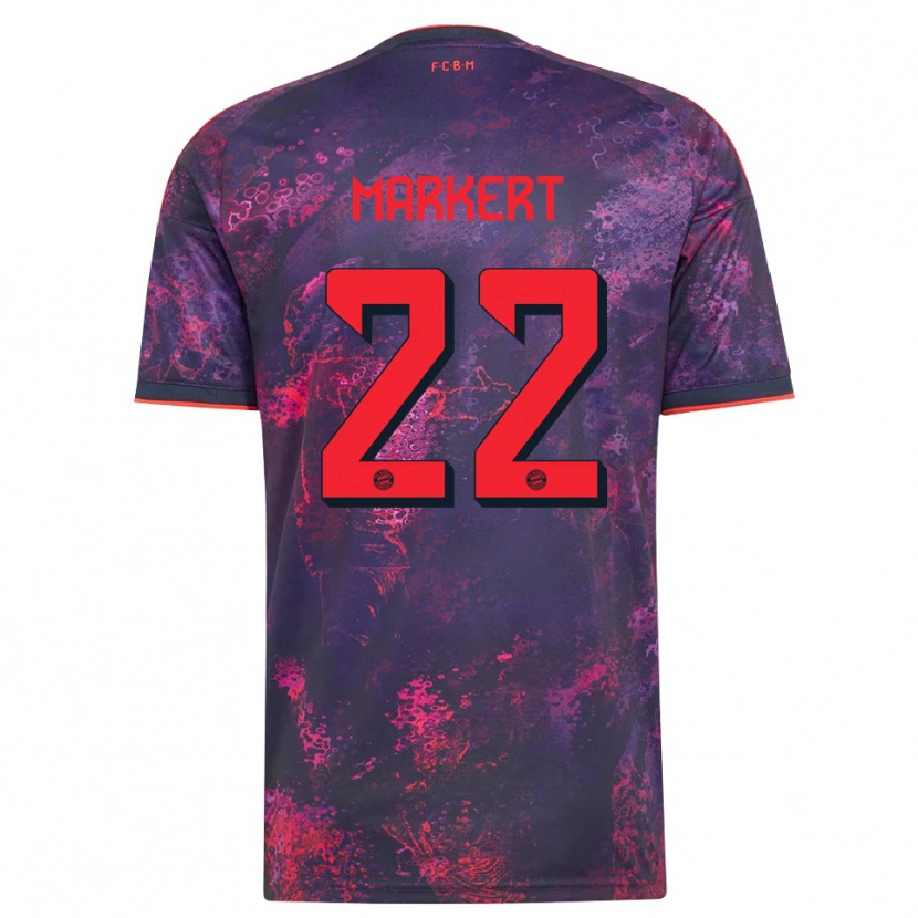 Danxen Herren Leon Markert #22 Lila Rot Ausweichtrikot Trikot 2026/27 T-Shirt Österreich