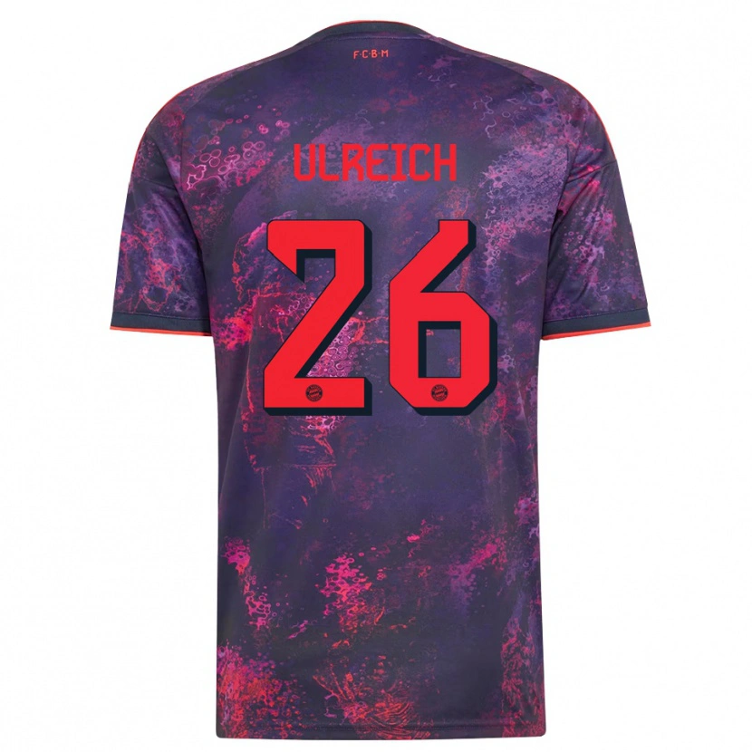 Danxen Herren Sven Ulreich #26 Lila Rot Ausweichtrikot Trikot 2026/27 T-Shirt Österreich