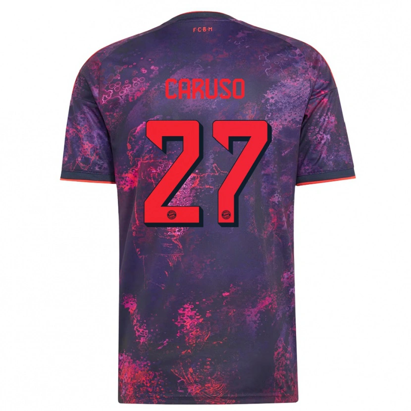 Danxen Herren Arianna Caruso #27 Lila Rot Ausweichtrikot Trikot 2026/27 T-Shirt Österreich