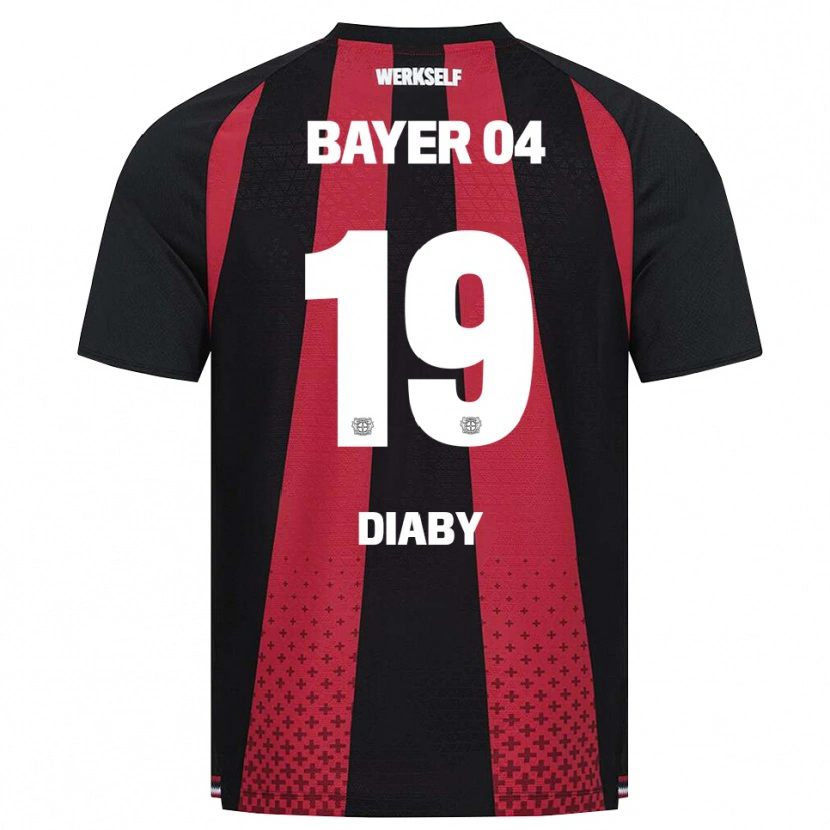 Danxen Damen Moussa Diaby #19 Schwarz Weiß Rot Heimtrikot Trikot 2026/27 T-Shirt Österreich