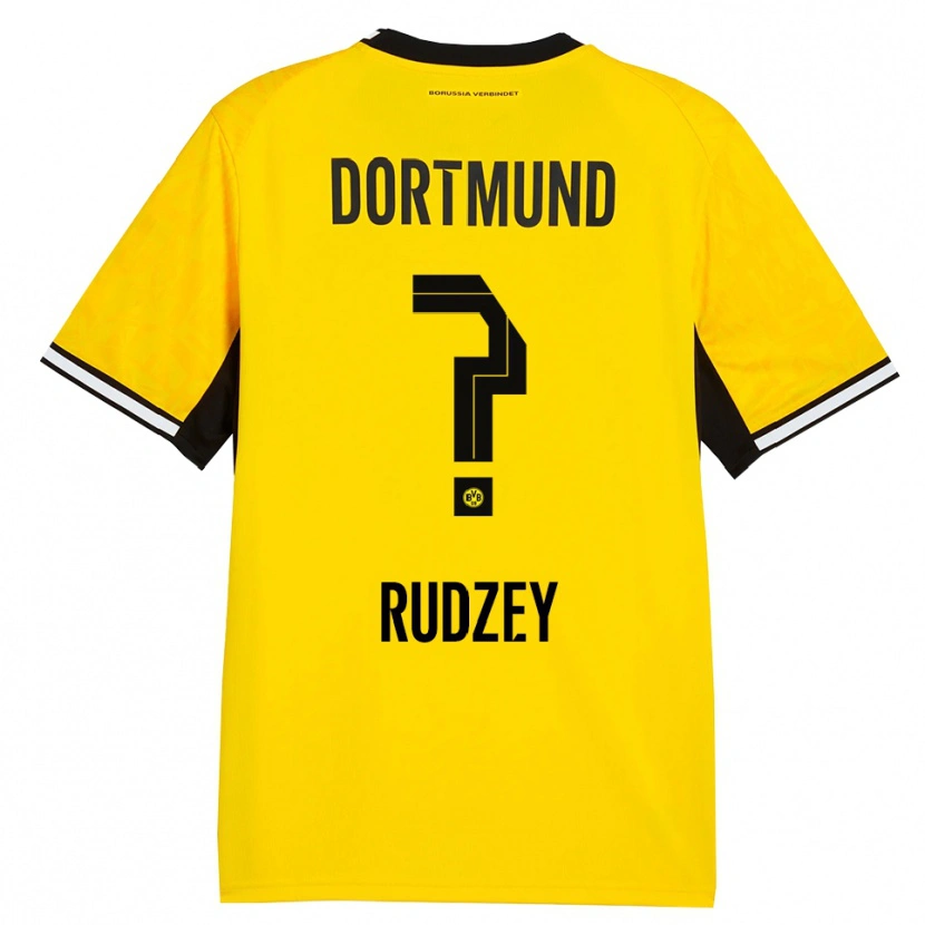 Danxen Damen Nazariy Rudzey #0 Gelb Schwarz Weiß Heimtrikot Trikot 2026/27 T-Shirt Österreich