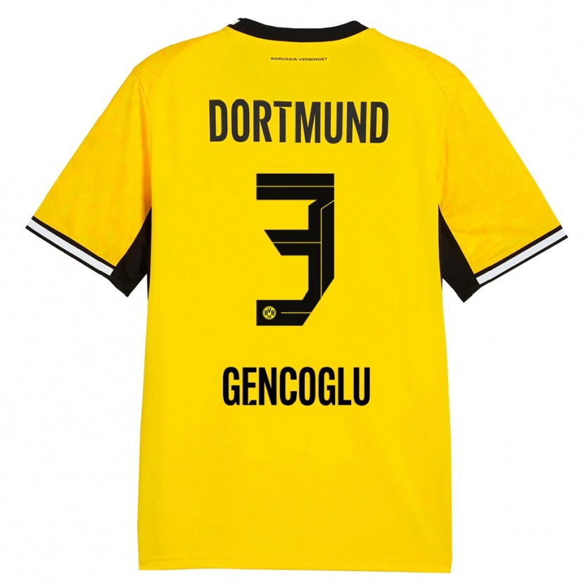 Danxen Damen Tekin Gencoglu #3 Gelb Schwarz Weiß Heimtrikot Trikot 2026/27 T-Shirt Österreich