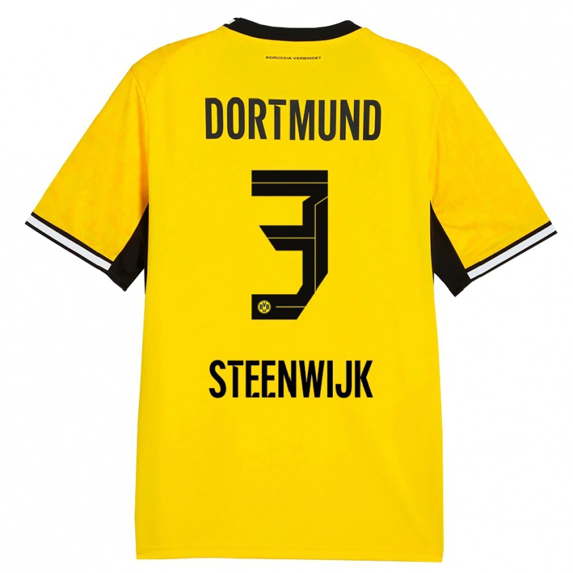 Danxen Damen Jenske Steenwijk #3 Gelb Schwarz Weiß Heimtrikot Trikot 2026/27 T-Shirt Österreich