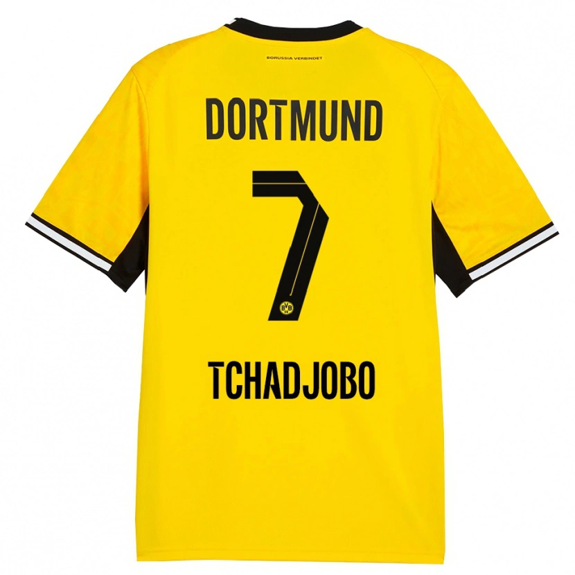Danxen Damen Dia Tchadjobo #7 Gelb Schwarz Weiß Heimtrikot Trikot 2026/27 T-Shirt Österreich