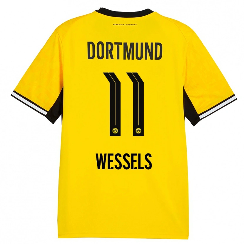 Danxen Damen Arne Wessels #11 Gelb Schwarz Weiß Heimtrikot Trikot 2026/27 T-Shirt Österreich