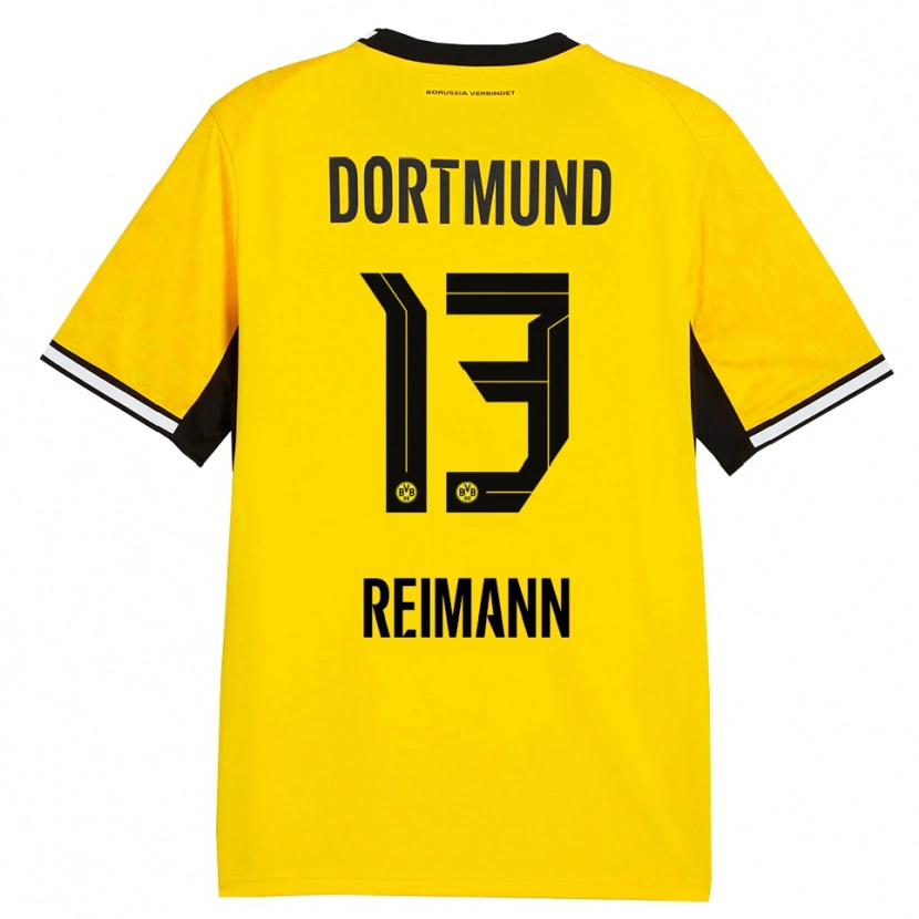 Danxen Damen Paula Reimann #13 Gelb Schwarz Weiß Heimtrikot Trikot 2026/27 T-Shirt Österreich
