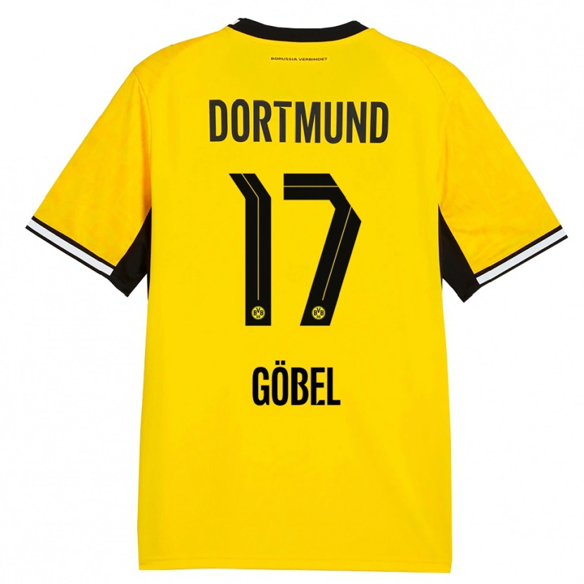 Danxen Damen Patrick Göbel #17 Gelb Schwarz Weiß Heimtrikot Trikot 2026/27 T-Shirt Österreich