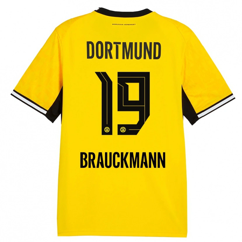 Danxen Damen Mats Brauckmann #19 Gelb Schwarz Weiß Heimtrikot Trikot 2026/27 T-Shirt Österreich