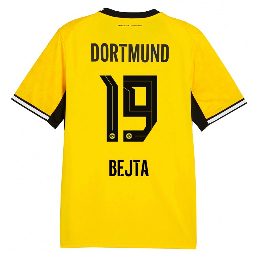 Danxen Damen Adriano Bejta #19 Gelb Schwarz Weiß Heimtrikot Trikot 2026/27 T-Shirt Österreich