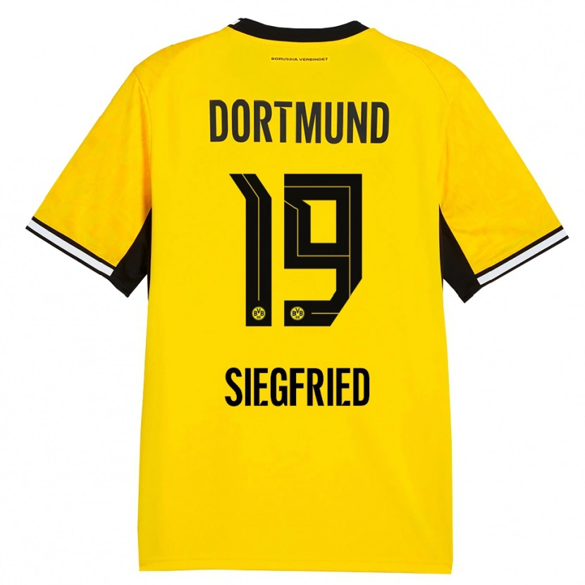Danxen Damen Janz Siegfried #19 Gelb Schwarz Weiß Heimtrikot Trikot 2026/27 T-Shirt Österreich
