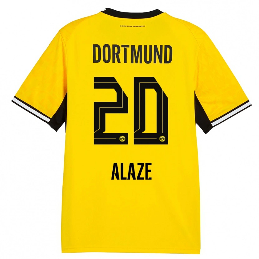 Danxen Damen Luis Alaze #20 Gelb Schwarz Weiß Heimtrikot Trikot 2026/27 T-Shirt Österreich