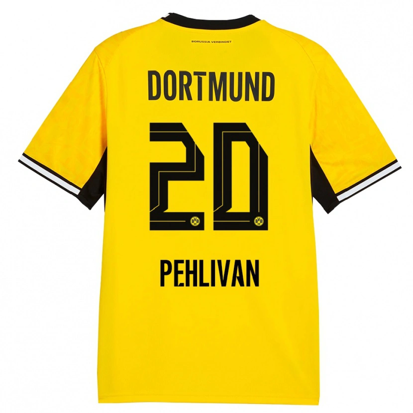 Danxen Damen Miran Pehlivan #20 Gelb Schwarz Weiß Heimtrikot Trikot 2026/27 T-Shirt Österreich
