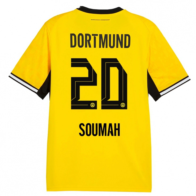 Danxen Damen Moussa Soumah #20 Gelb Schwarz Weiß Heimtrikot Trikot 2026/27 T-Shirt Österreich
