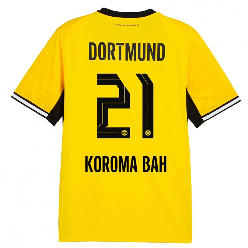 Danxen Damen Septimus Koroma Bah #21 Gelb Schwarz Weiß Heimtrikot Trikot 2026/27 T-Shirt Österreich
