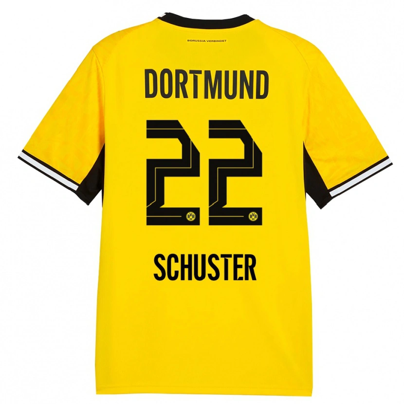Danxen Damen Melanie Schuster #22 Gelb Schwarz Weiß Heimtrikot Trikot 2026/27 T-Shirt Österreich