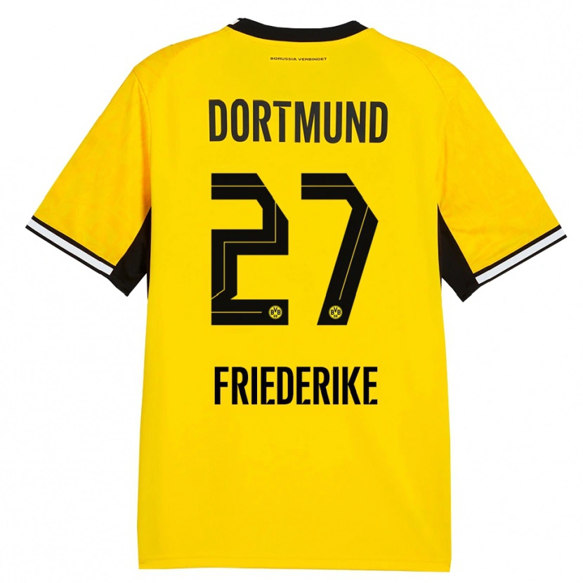Danxen Damen Burczik Friederike #27 Gelb Schwarz Weiß Heimtrikot Trikot 2026/27 T-Shirt Österreich