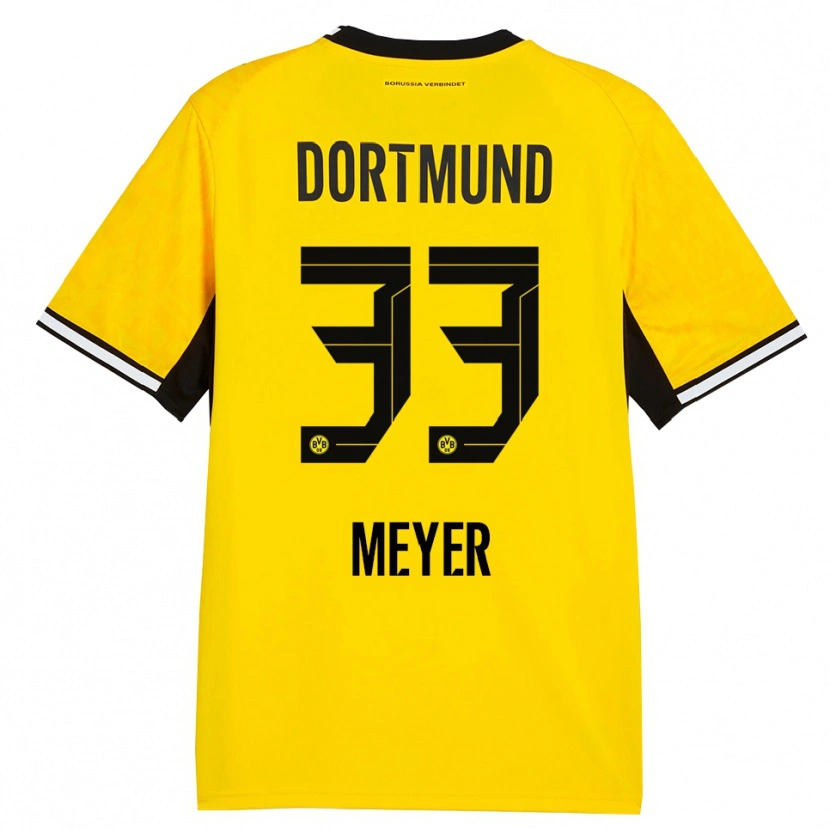 Danxen Damen Alexander Meyer #33 Gelb Schwarz Weiß Heimtrikot Trikot 2026/27 T-Shirt Österreich