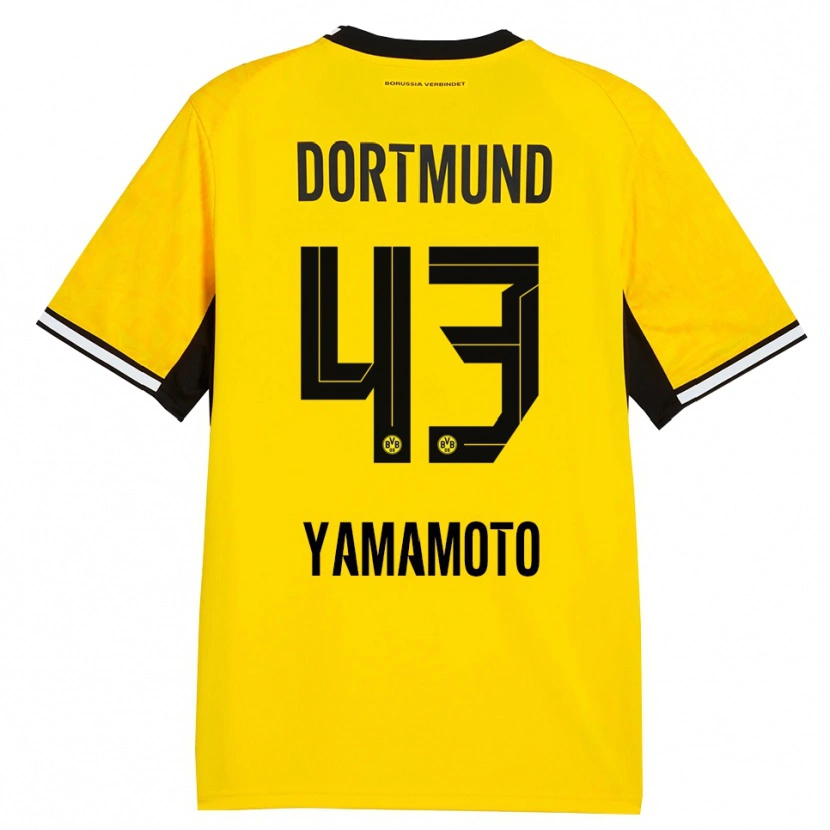 Danxen Damen Takato Yamamoto #43 Gelb Schwarz Weiß Heimtrikot Trikot 2026/27 T-Shirt Österreich