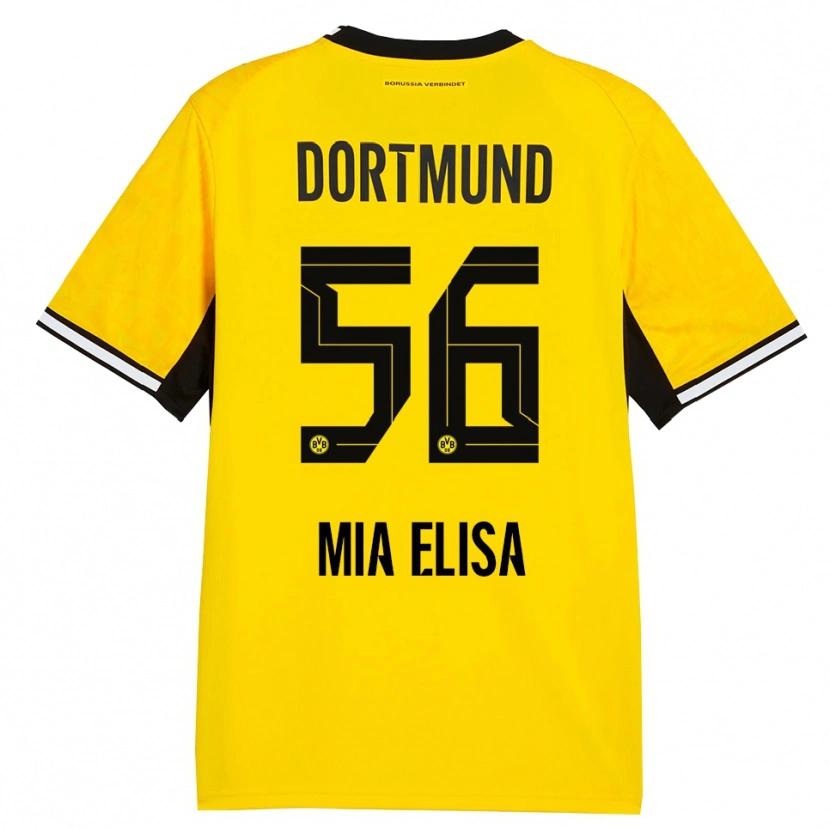 Danxen Damen Bomnuter Mia Elisa #56 Gelb Schwarz Weiß Heimtrikot Trikot 2026/27 T-Shirt Österreich