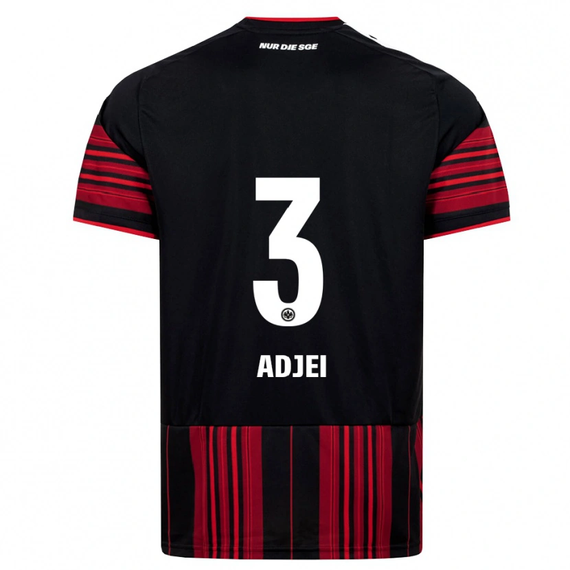 Danxen Damen Allen Adjei #3 Schwarz Rot Weiß Heimtrikot Trikot 2026/27 T-Shirt Österreich