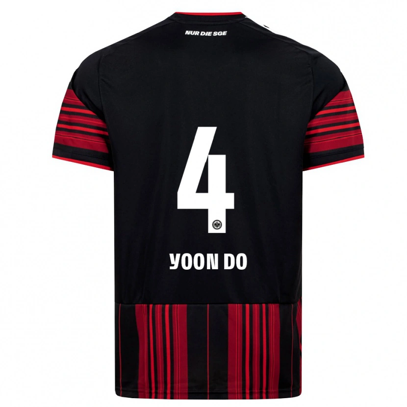 Danxen Damen Yoon-Do Kim #4 Schwarz Rot Weiß Heimtrikot Trikot 2026/27 T-Shirt Österreich