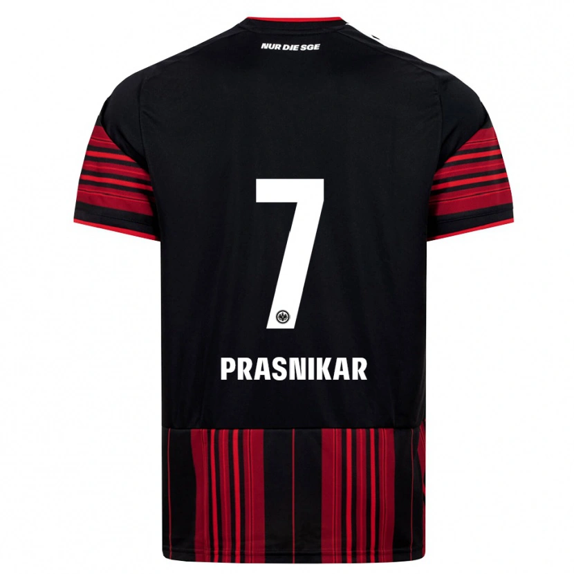 Danxen Damen Lara Prasnikar #7 Schwarz Rot Weiß Heimtrikot Trikot 2026/27 T-Shirt Österreich