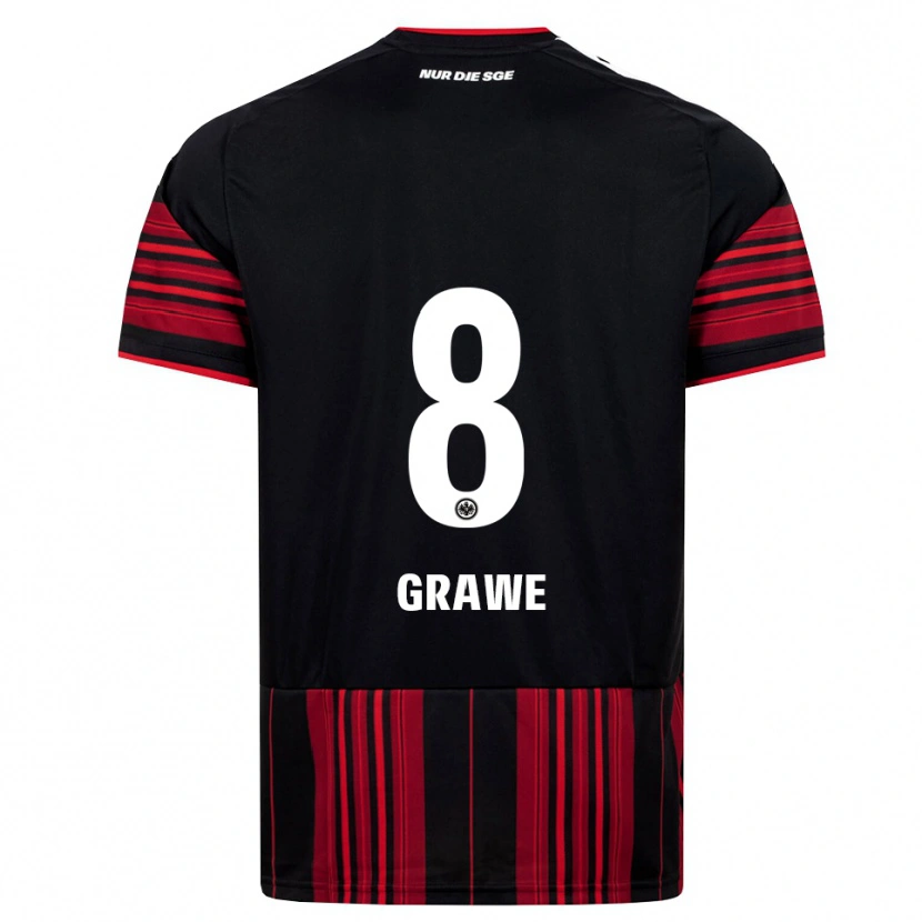 Danxen Damen Lisanne Gräwe #8 Schwarz Rot Weiß Heimtrikot Trikot 2026/27 T-Shirt Österreich