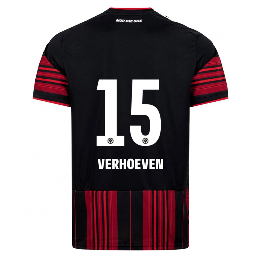Danxen Damen Raphael Verhoeven #15 Schwarz Rot Weiß Heimtrikot Trikot 2026/27 T-Shirt Österreich