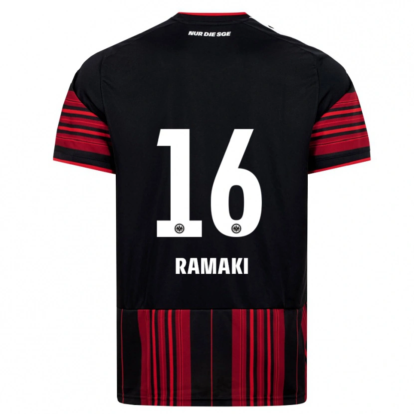 Danxen Damen Davyd Ramaki #16 Schwarz Rot Weiß Heimtrikot Trikot 2026/27 T-Shirt Österreich