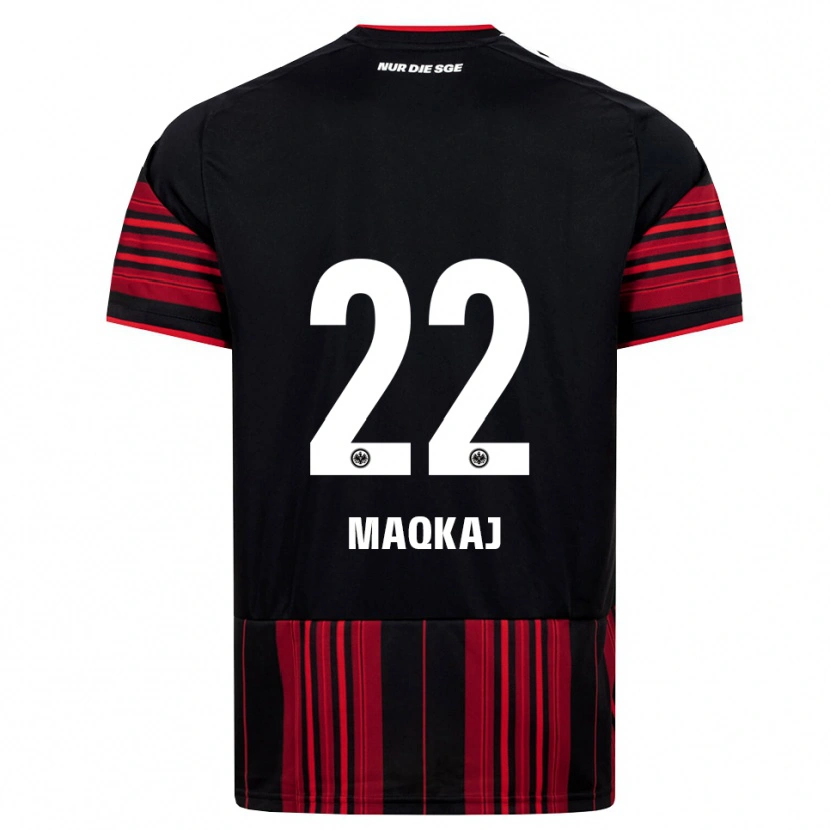 Danxen Damen Dritan Maqkaj #22 Schwarz Rot Weiß Heimtrikot Trikot 2026/27 T-Shirt Österreich