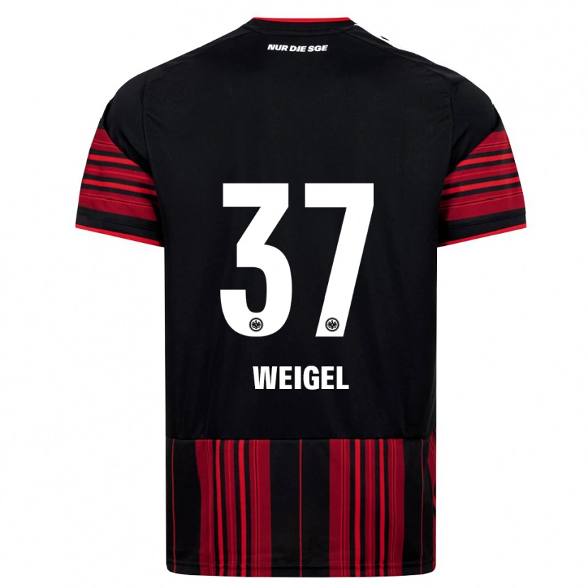 Danxen Damen Tobias Weigel #37 Schwarz Rot Weiß Heimtrikot Trikot 2026/27 T-Shirt Österreich