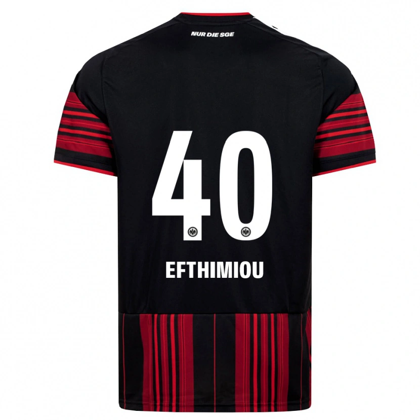 Danxen Damen Sissis Efthimiou #40 Schwarz Rot Weiß Heimtrikot Trikot 2026/27 T-Shirt Österreich