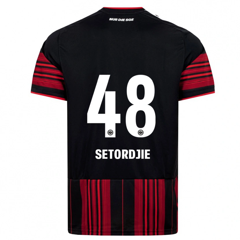 Danxen Damen Lawrence Setordjie #48 Schwarz Rot Weiß Heimtrikot Trikot 2026/27 T-Shirt Österreich