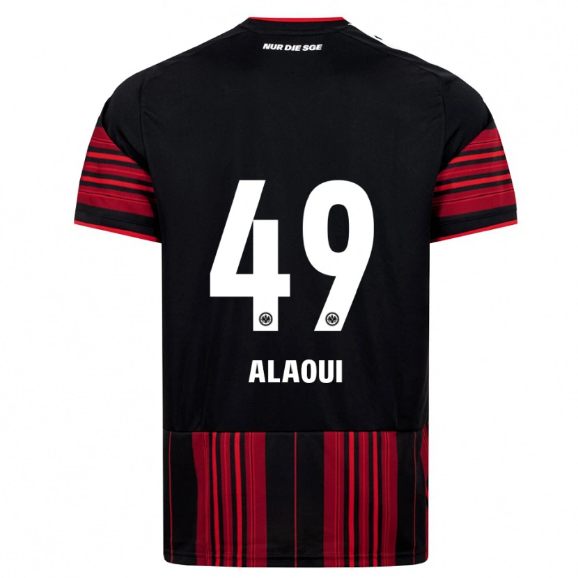 Danxen Damen Anas Alaoui #49 Schwarz Rot Weiß Heimtrikot Trikot 2026/27 T-Shirt Österreich