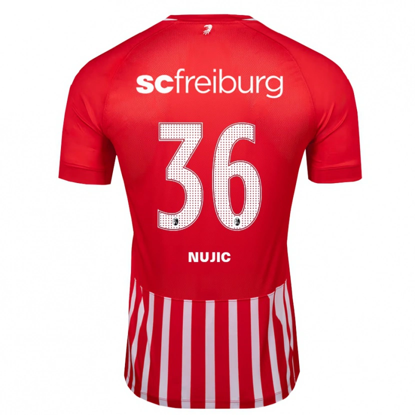 Danxen Damen Luka Nujic #36 Rot Weiß Schwarz Heimtrikot Trikot 2026/27 T-Shirt Österreich