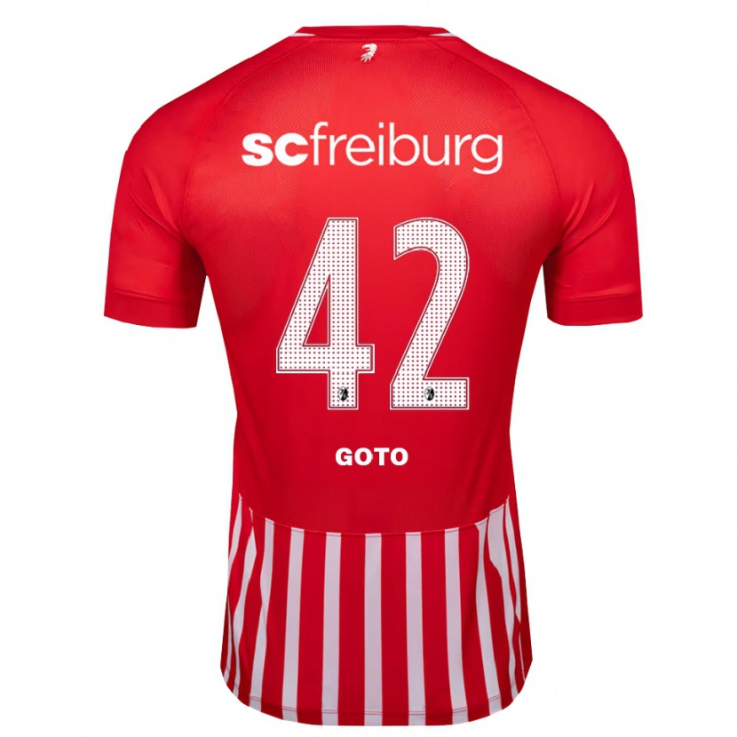 Danxen Damen Keisuke Goto #42 Rot Weiß Schwarz Heimtrikot Trikot 2026/27 T-Shirt Österreich
