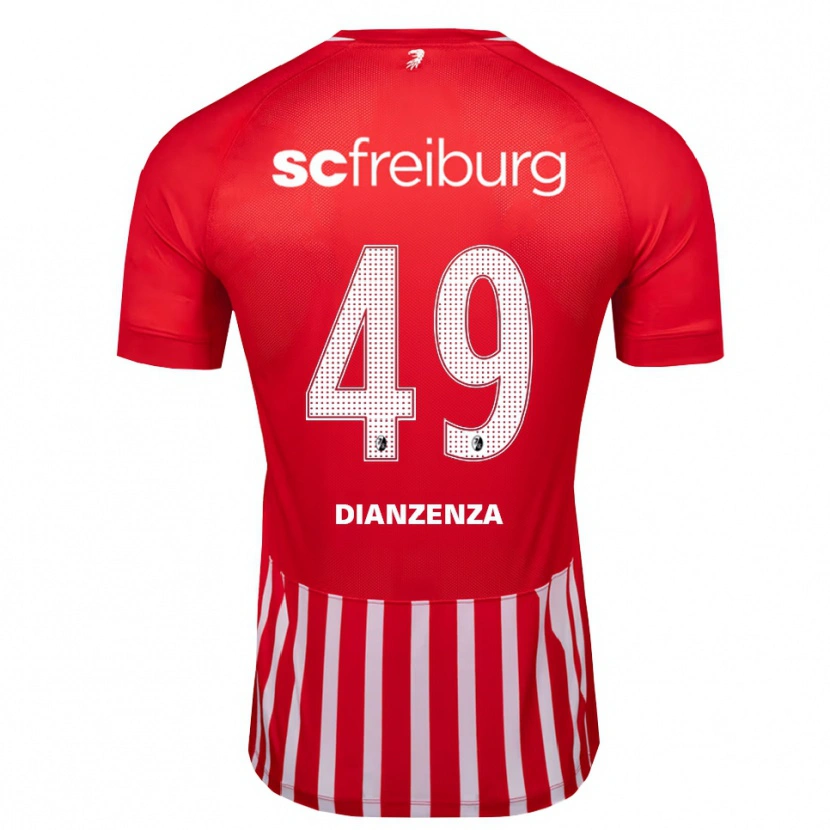 Danxen Damen Chrisdy Dianzenza #49 Rot Weiß Schwarz Heimtrikot Trikot 2026/27 T-Shirt Österreich