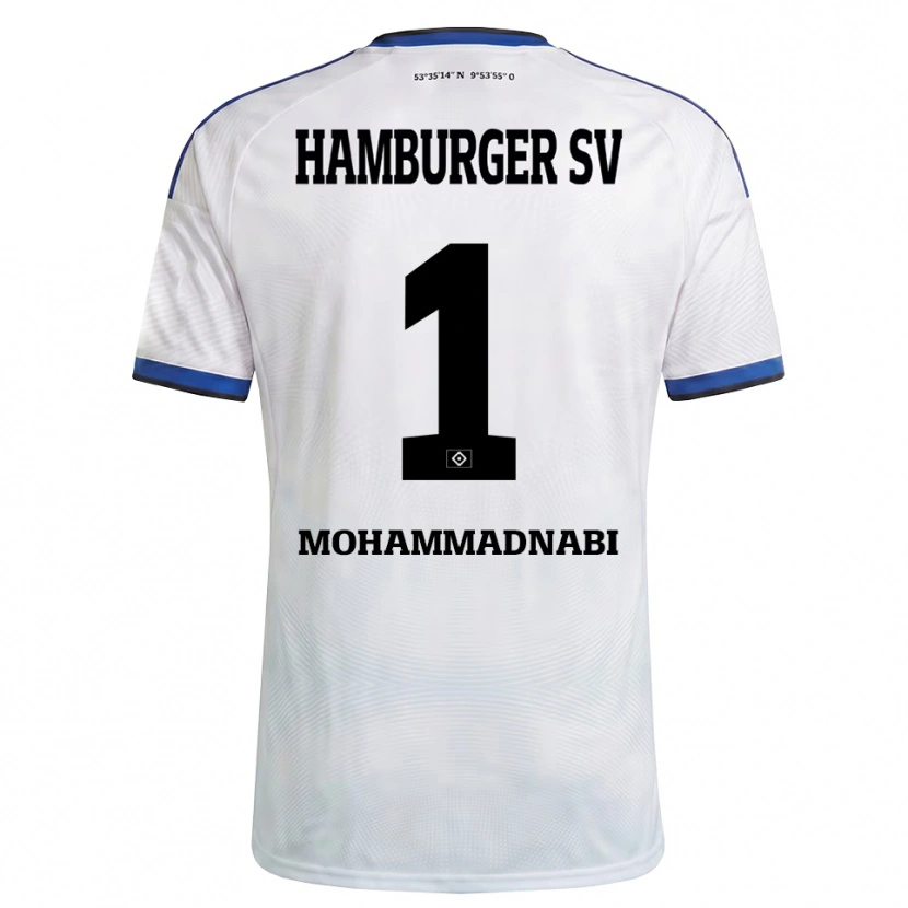 Danxen Damen Benjamin Mohammadnabi #1 Weiß Schwarz Blau Heimtrikot Trikot 2026/27 T-Shirt Österreich