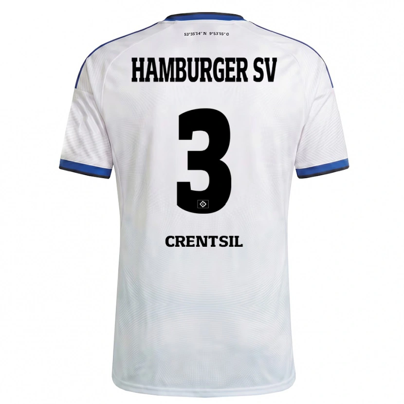 Danxen Damen Brandel Crentsil #3 Weiß Schwarz Blau Heimtrikot Trikot 2026/27 T-Shirt Österreich