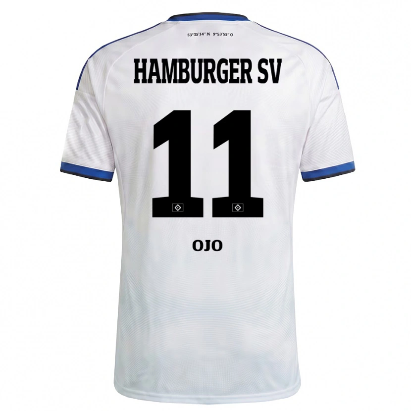Danxen Damen Kelvin Ojo #11 Weiß Schwarz Blau Heimtrikot Trikot 2026/27 T-Shirt Österreich